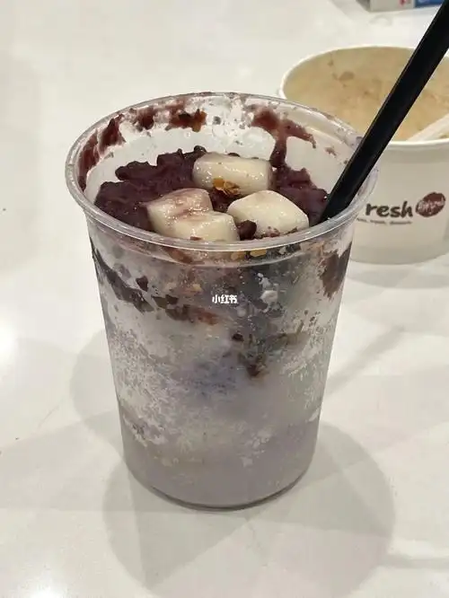 红豆芋泥麻薯牛奶炼乳冰78