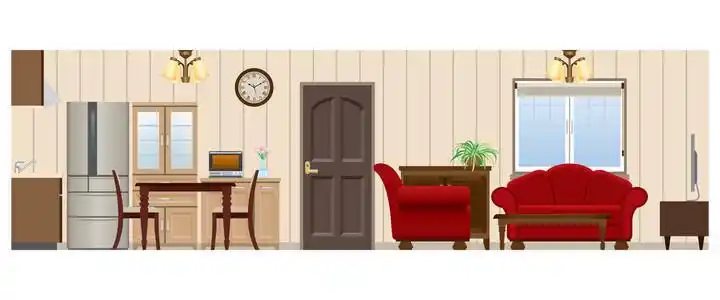 厨房摆设插画-厨房摆设手绘-厨房摆设卡通图-摄图新视界