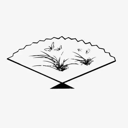 扇子简笔画