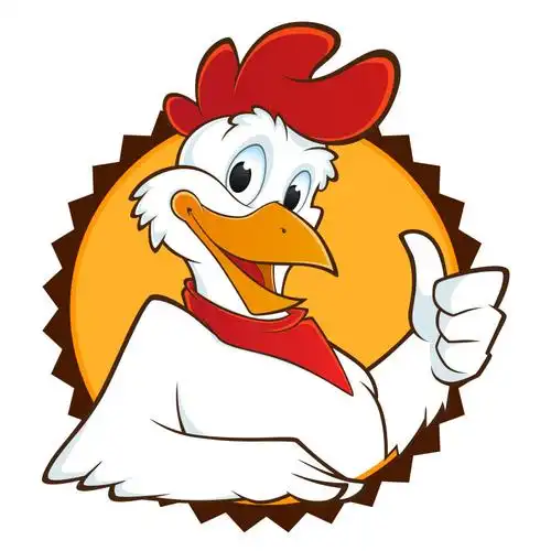 矢量的公鸡标志设计