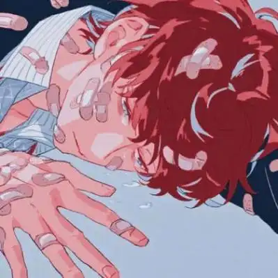 脸上带伤痕的男生头像动漫 动漫头像图片大全 -【爱个性】