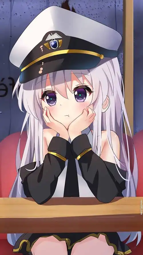 碧蓝航线灰色幽灵企业号军装性感长发美女手机壁纸图片集(3)