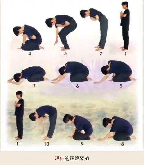 礼佛和拜佛的区别 礼佛三拜正确动作