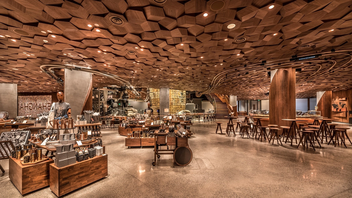 走进 starbucks 上海甄选烘培工坊,看看里面的豪华!