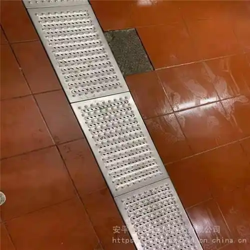 迅鹰201地沟盖板篦子a厨房不锈钢盖板a郑州饭店厨房排水沟效果图