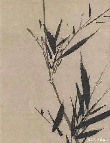 元吴镇《墨竹》