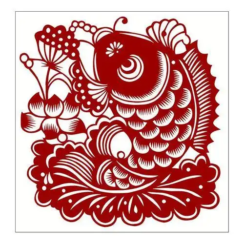 剪纸图案底稿大图高清刻素材手工制作练习样品黑白复印打印中国风