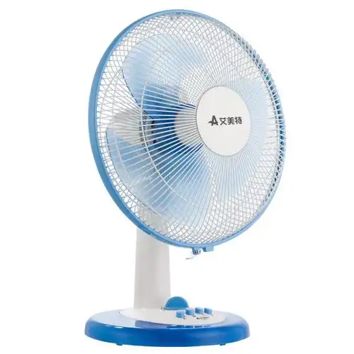 艾美特airmatefd3009t2三叶机械台扇电风扇白蓝色