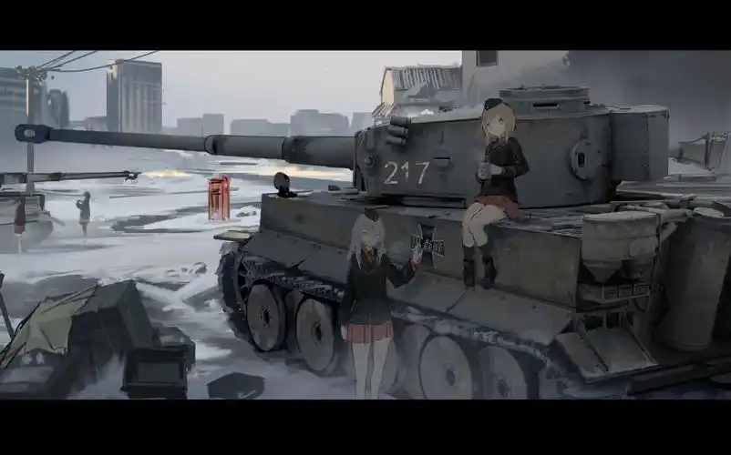 有没有少女与战车的电脑壁纸