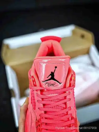 airjordan4retronrgaj4乔4粉红糖果漆皮镜面骚气十足aq9128600