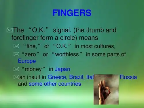 body language肢体语言ppt