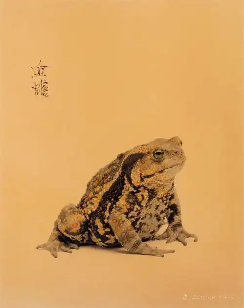 董文胜 《金蟾》 30cm×25cm 12版 明胶卤化银照片,手绘上色 2021