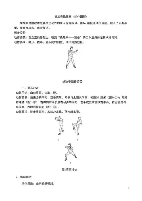 武警第三套擒敌拳图解doc