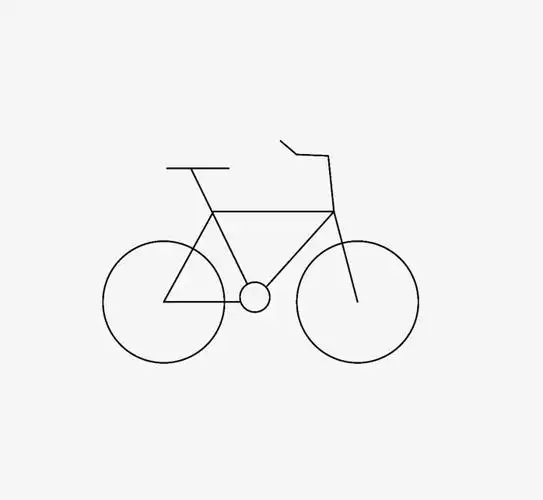 自行车简约线条