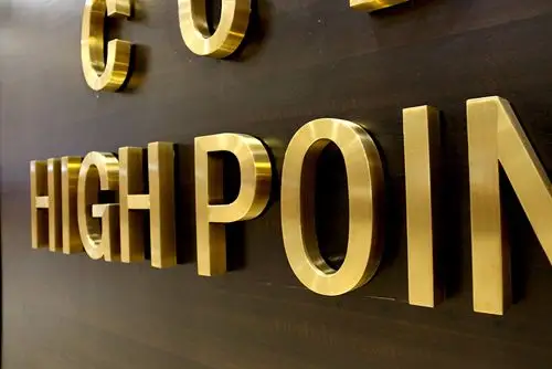 精品钛金平面字