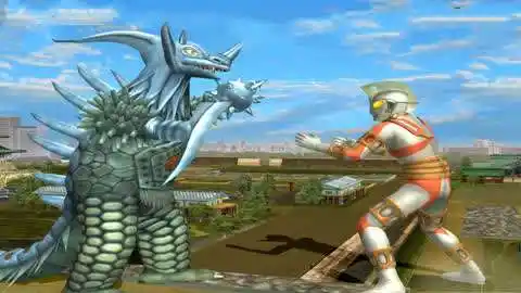 奥特曼大作战:机械艾斯对战暴君泰兰特