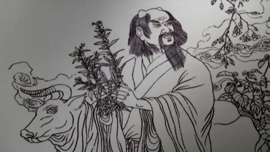 纵览湖北 文化湖北 华夏始祖炎帝 > 华夏始祖炎帝     (炎帝画像)