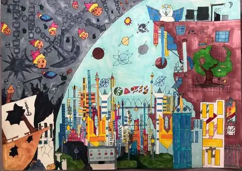 六三班 杜鑫晟《流浪地球》