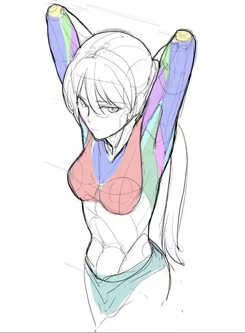 人体动态姿势练习参考