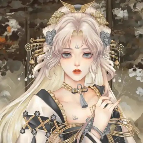 偏古风手绘女生头像