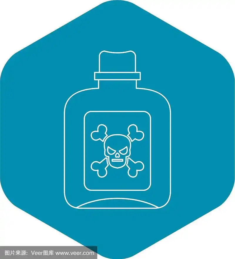 毒药图标轮廓样式