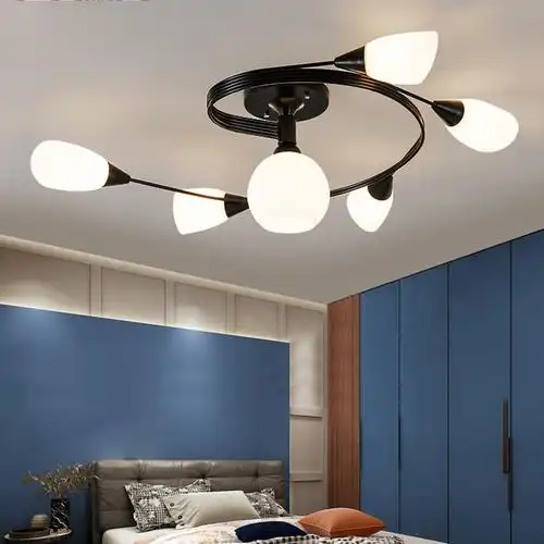 古达北欧卧室吊灯年新款现代简约工业风魔豆客厅吊灯餐厅公寓灯具gd11