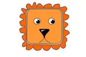 画大全给孩子全新的图形认知概念由正方形联想到的简笔画图案很有创意