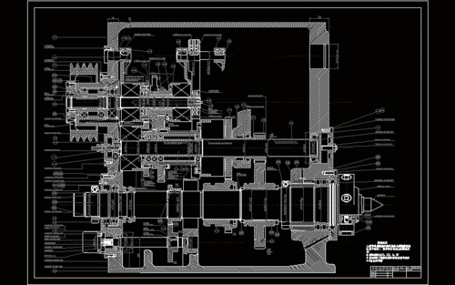 ck6150 主轴箱装配图 a0