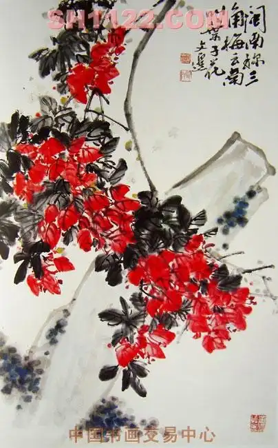 山水名家 刘文选 - 16-三角梅
