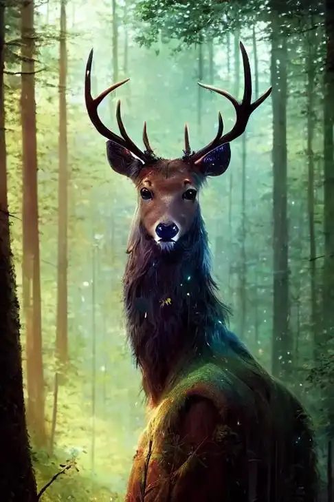 好看的麋鹿对吧