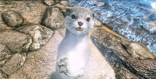 《方舟:生存进化》水獭萌照欣赏 萌你一脸血