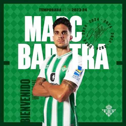 官方:前巴萨后卫巴尔特拉以自由球员身份重返贝蒂斯