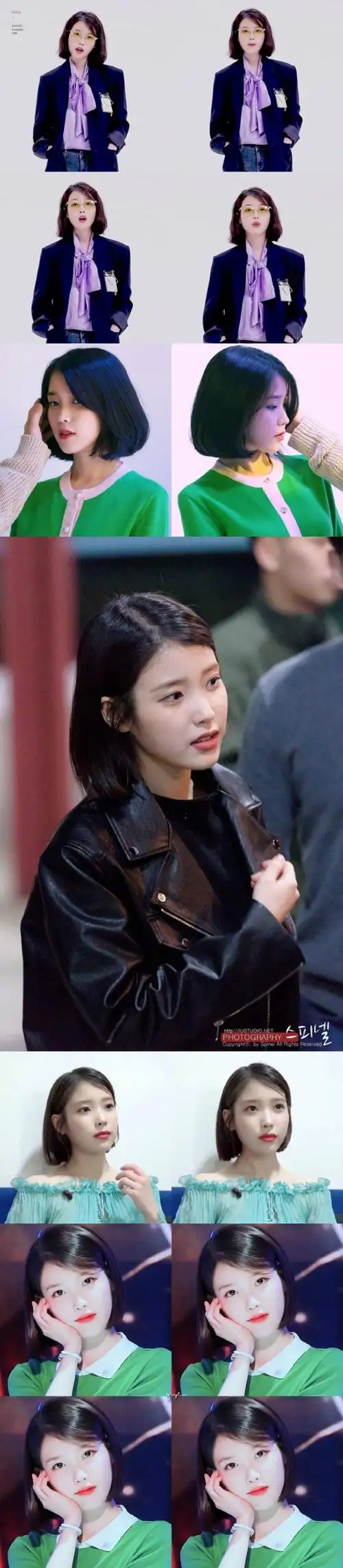 iu短发 空气刘海 高清大图,女明星图片,发型图片