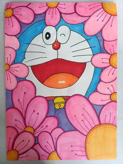 临摹自@力桑#小学美术湘美版  #二年级  #小学美术范画  #小学美术