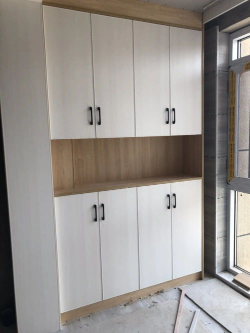 张家界中达装饰公司设计效果图推荐--阳台柜-储物柜类