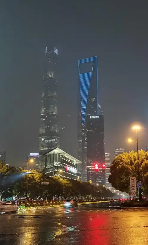 上海黄浦江边夜景