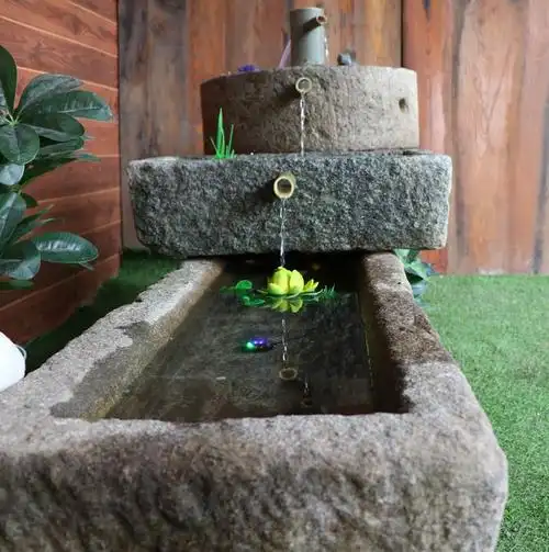 老石磨老石槽槽马槽流水景观鱼缸养鱼池室内水景阳台庭院摆件sn2493