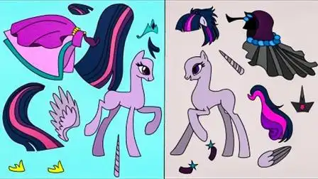 咦小马宝莉紫悦和其他小伙伴长大后会是什么样子呢