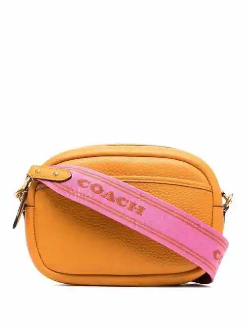 coach logo肩带皮质相机包 图 1