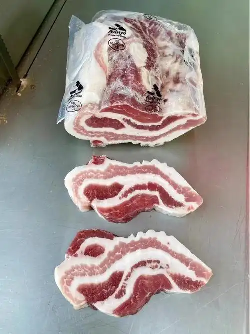 西班牙杜洛克三角五花肉ral1204伊比利亚黑猪五花肉烤黑猪烤肉