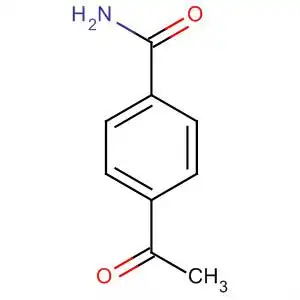 4-乙酰基-苯甲酰胺结构式_67014-02-2结构式