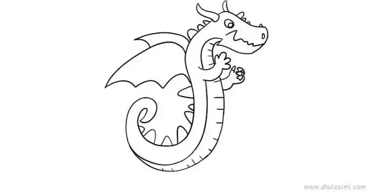 龙简笔画画法图解