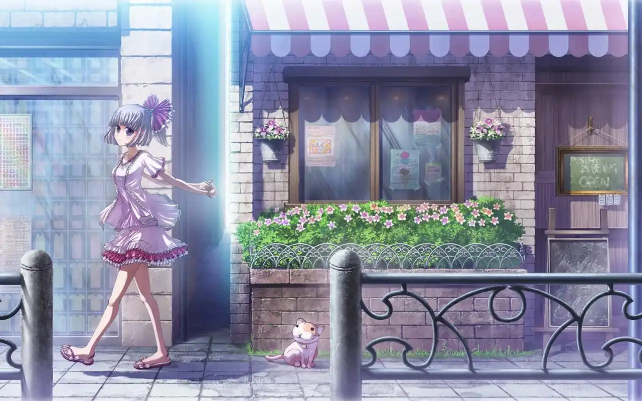 二次元动漫街景高清唯美桌面壁纸
