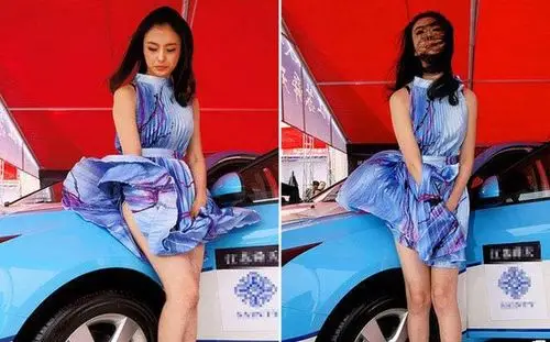 女星裙子被风吹起的瞬间 口味真重啊(组图) - 人民美术网 - 艺术门户