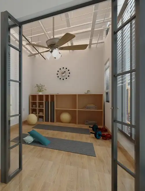 瑜伽馆 - 北欧风格一室一厅一卫装修效果图 - ***0设计效果图 - 每平