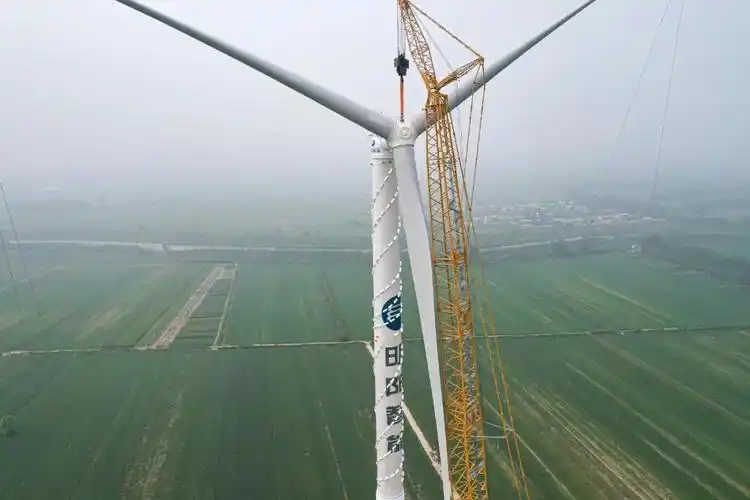 明阳智能160m风电钢混塔架批量项目首吊成功!-龙船风电网