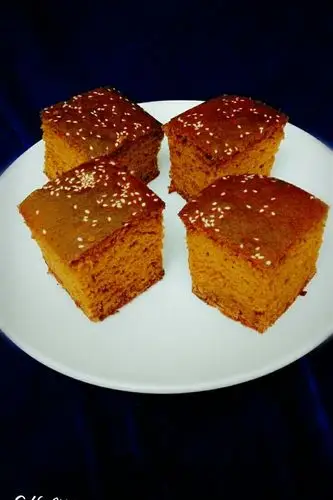 巴山雨竹做的红枣糕