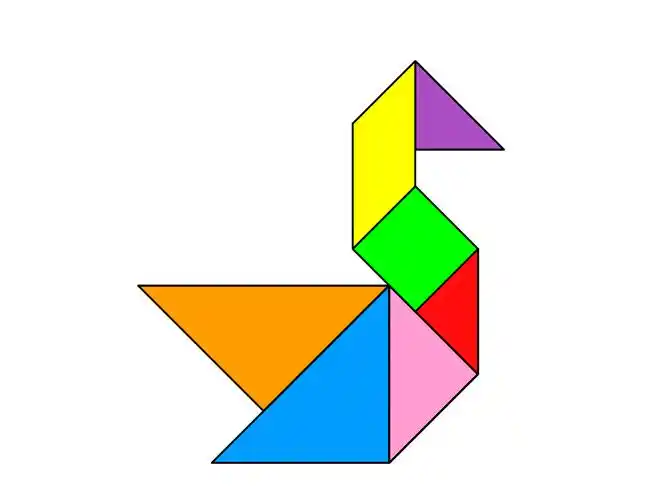 天鹅七巧板怎么拼出来 天鹅七巧板拼图图案