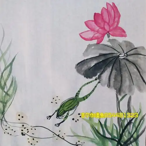 小蝌蚪找妈妈水墨画故事