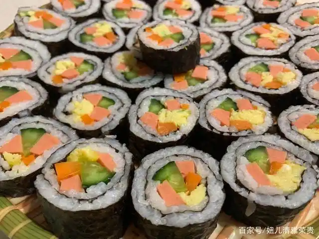 外面几十块一盘的寿司教你在家做,私房配料分享,简单好做又好吃